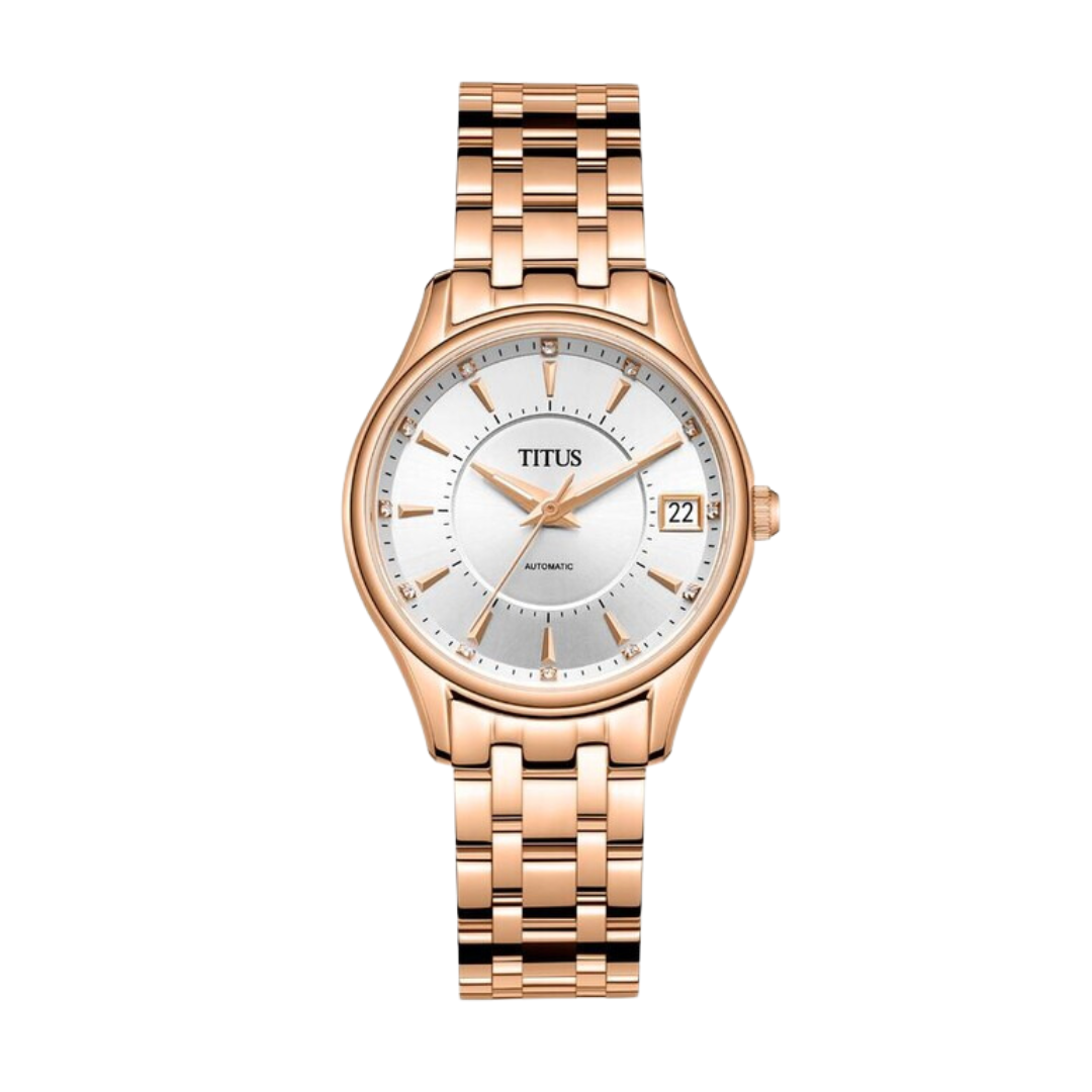 Exquisite 3 Hands Date Automatic Women Watch W06-03274-003