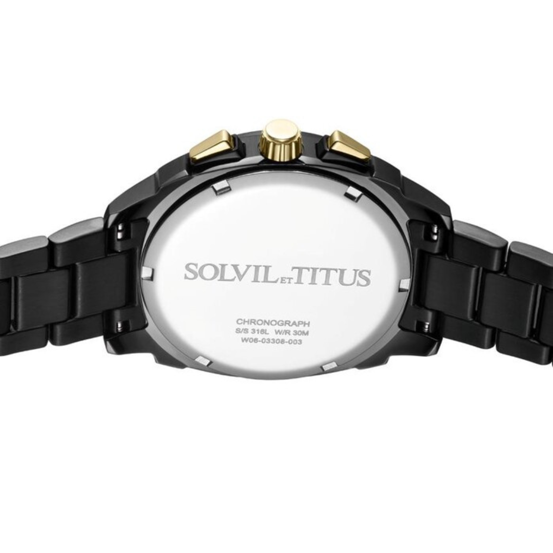 Modernist Chronograph Quartz Stainless Steel Men Watch W06-03308-003