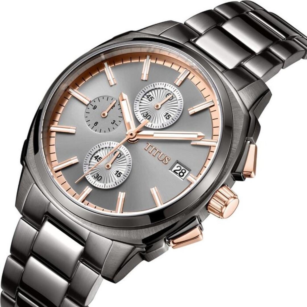 Modernist Chronograph Quartz Stainless Steel Men Watch W06-03308-005