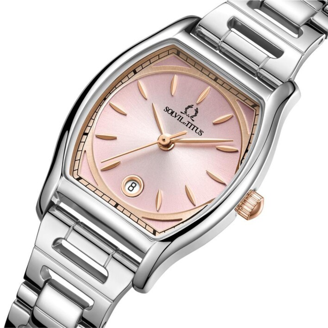 Barista 3 Hands Date Quartz Stainless Steel Women Watch W06-03326-008