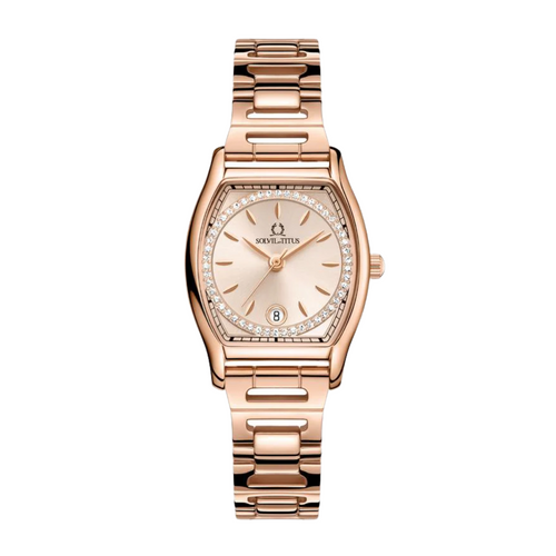 Barista 3 Hands Date Quartz Stainless Steel Women Watch W06-03326-012