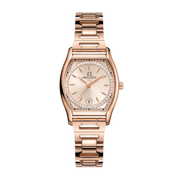 Barista 3 Hands Date Quartz Stainless Steel Women Watch W06-03326-012