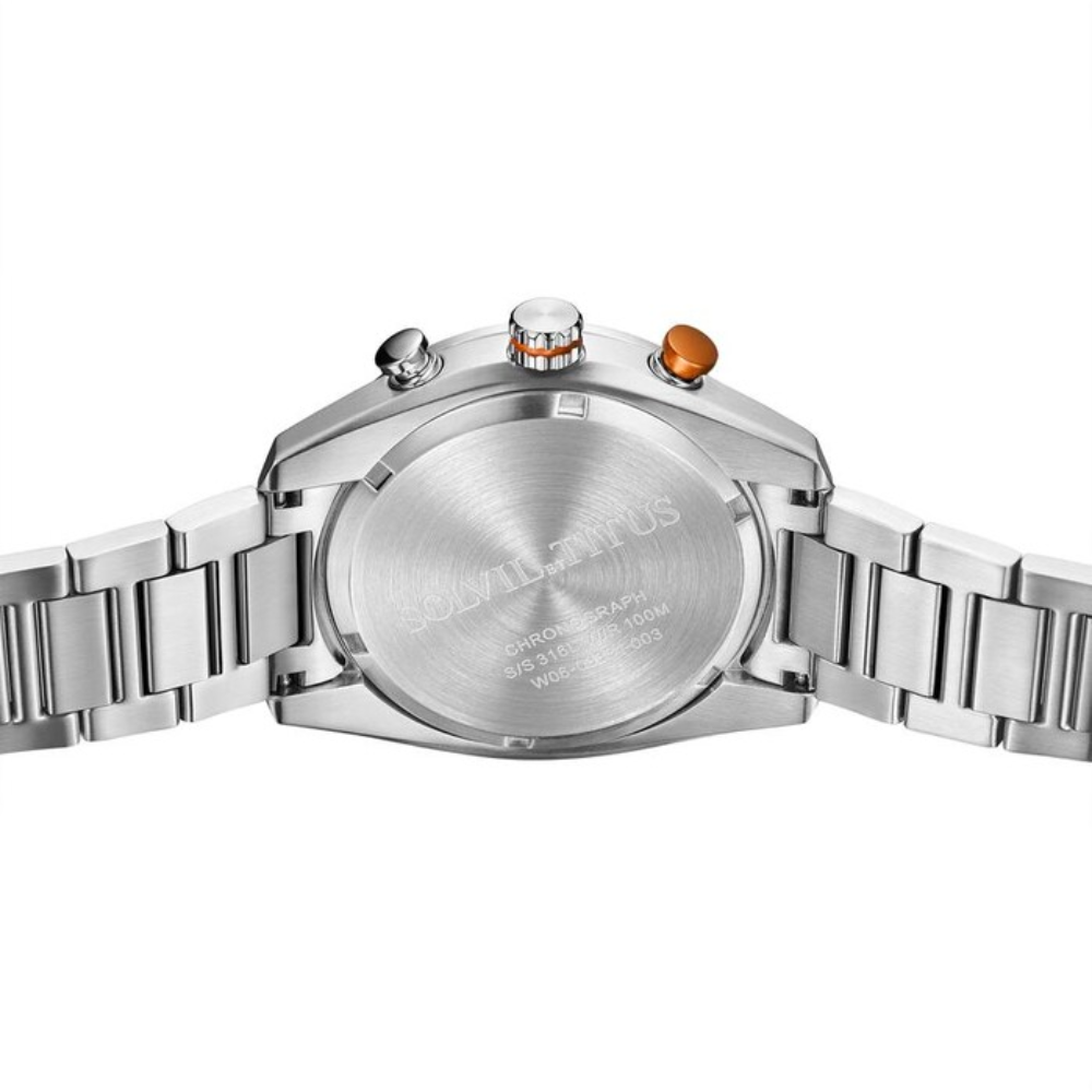 Modernist Chronograph Quartz Stainless Steel Men Watch W06-03331-003