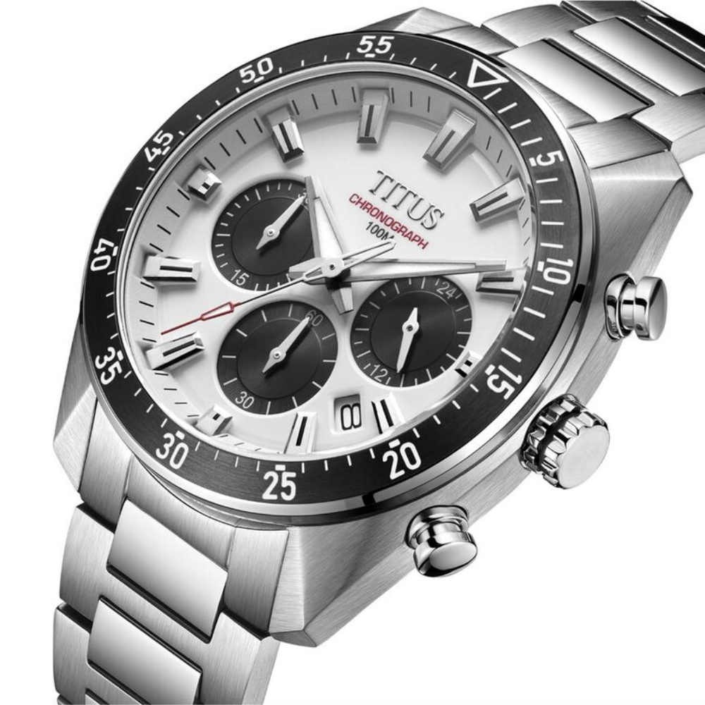 Modernist Chronograph Quartz Stainless Steel Men Watch W06-03338-001