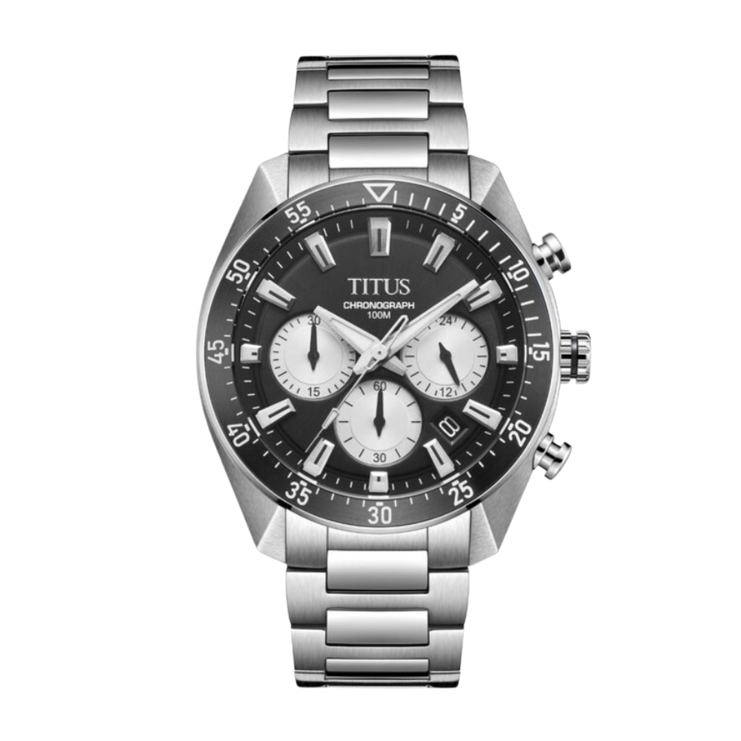 Modernist Chronograph Quartz Stainless Steel Men Watch W06-03338-002