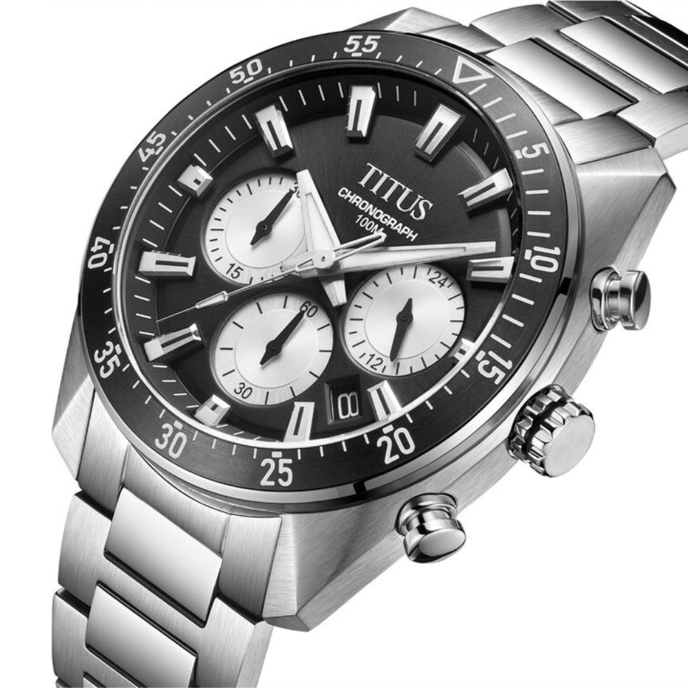 Modernist Chronograph Quartz Stainless Steel Men Watch W06-03338-002