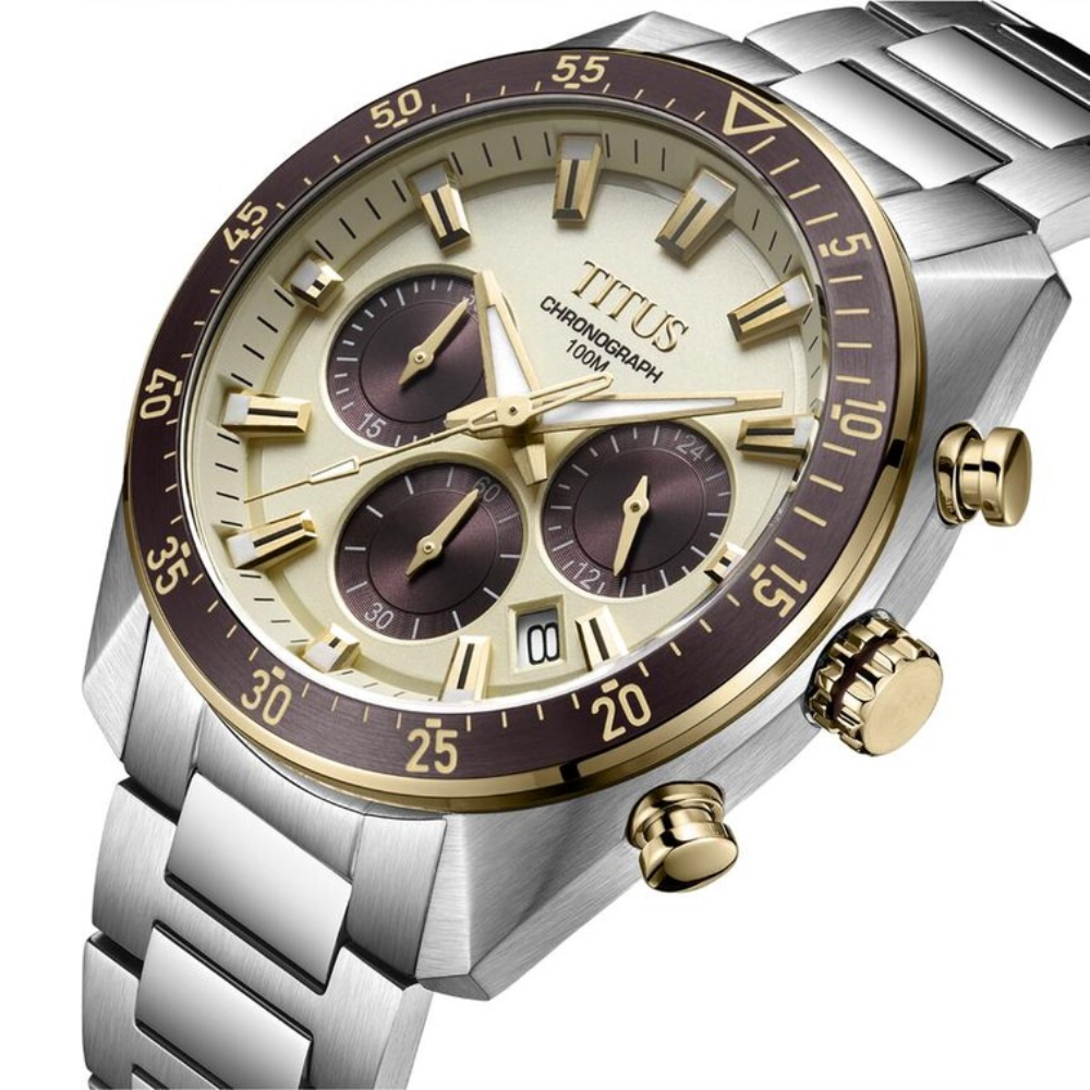 Modernist Chronograph Quartz Stainless Steel Men Watch W06-03338-004