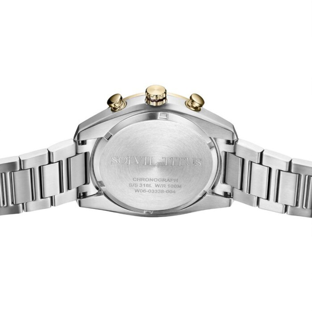 Modernist Chronograph Quartz Stainless Steel Men Watch W06-03338-004