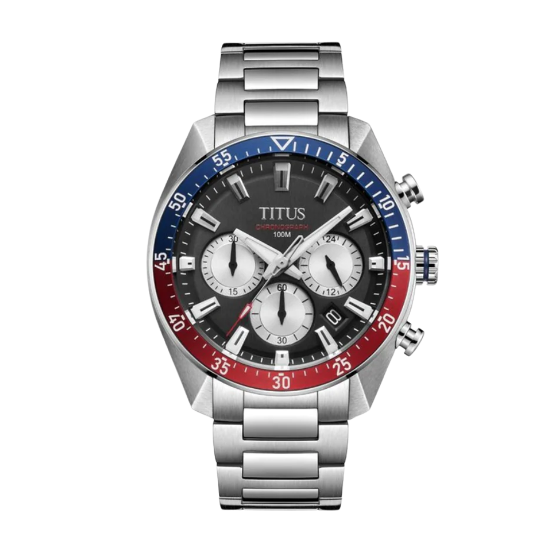 Modernist Chronograph Quartz Stainless Steel Men Watch W06-03338-006
