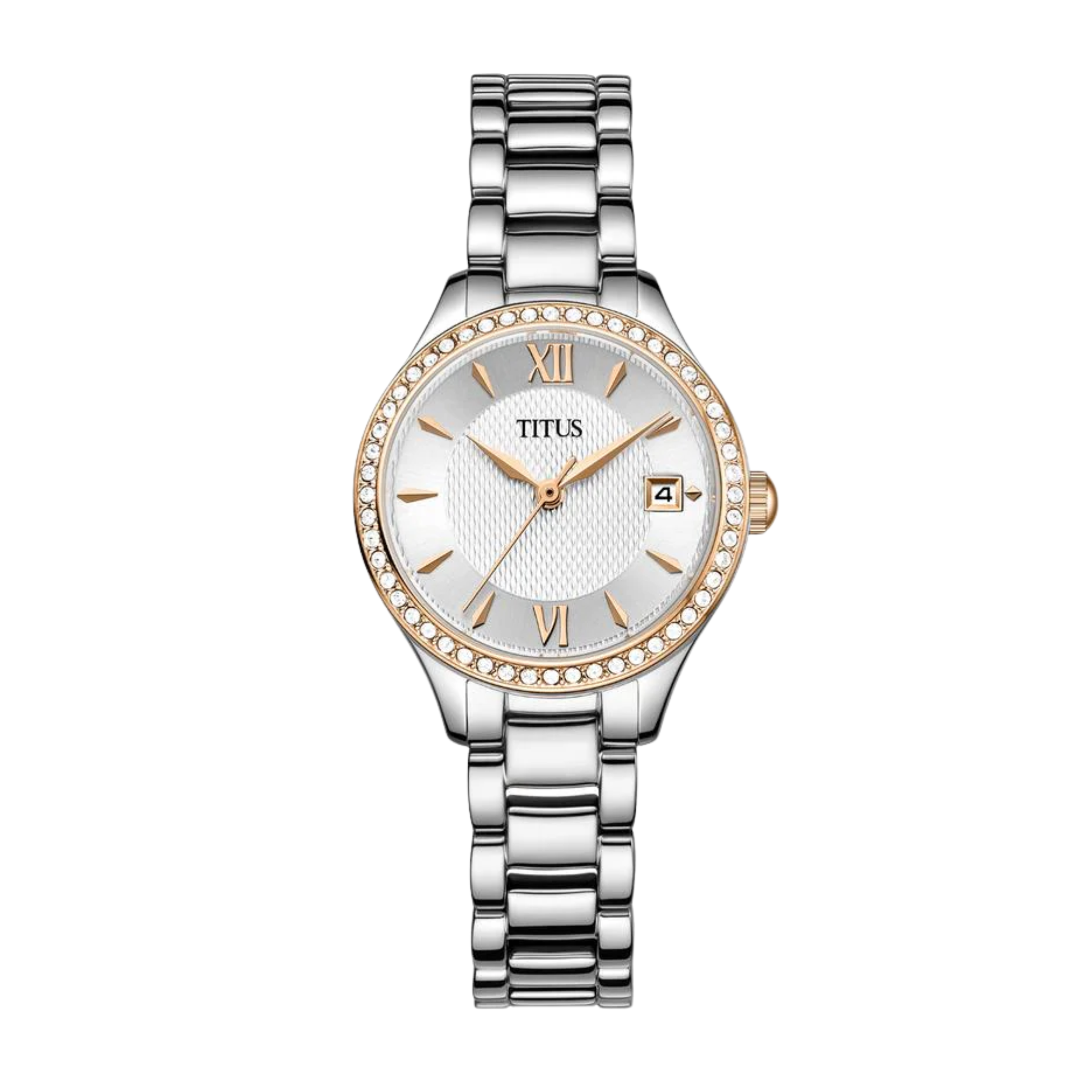 Fair Lady 3 Hands Date Quartz Stainless Steel Women Watch W06-03354-001