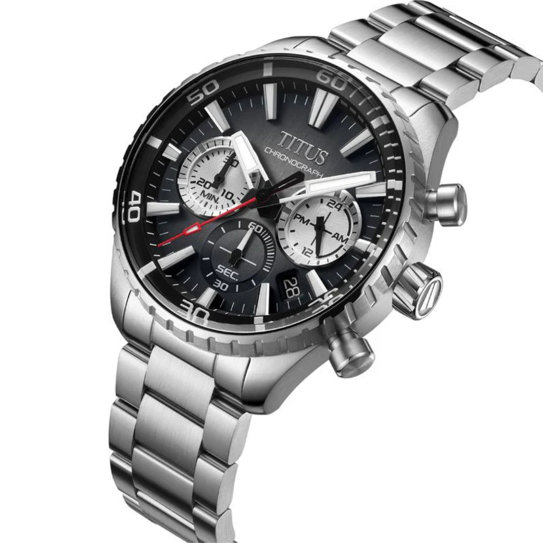 Saber Chronograph Quartz Stainless Steel Men Watch W06-03364-002