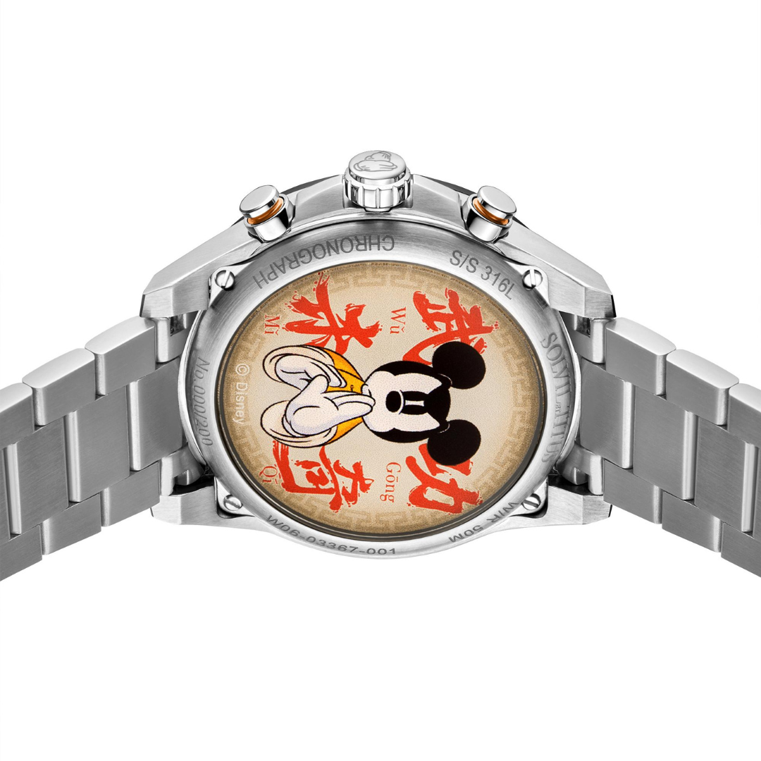 Solvil et Titus x "Master Mickey" Limited Edition Saber Stainless Steel Chronograph Watch W06-03367-001