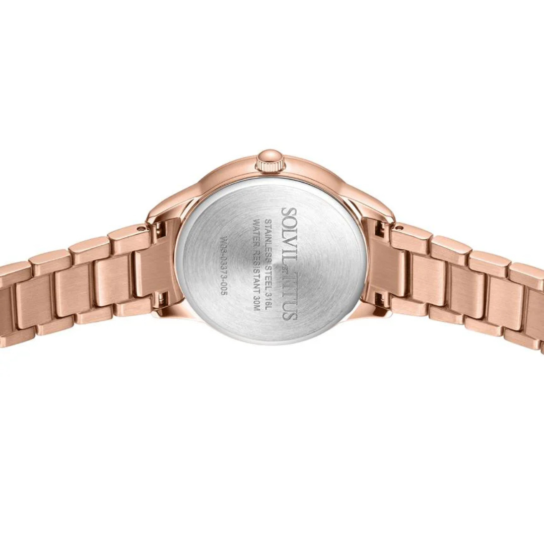 Fair Lady 3 Hands Date Quartz Stainless Steel Women Watch W06-03373-005