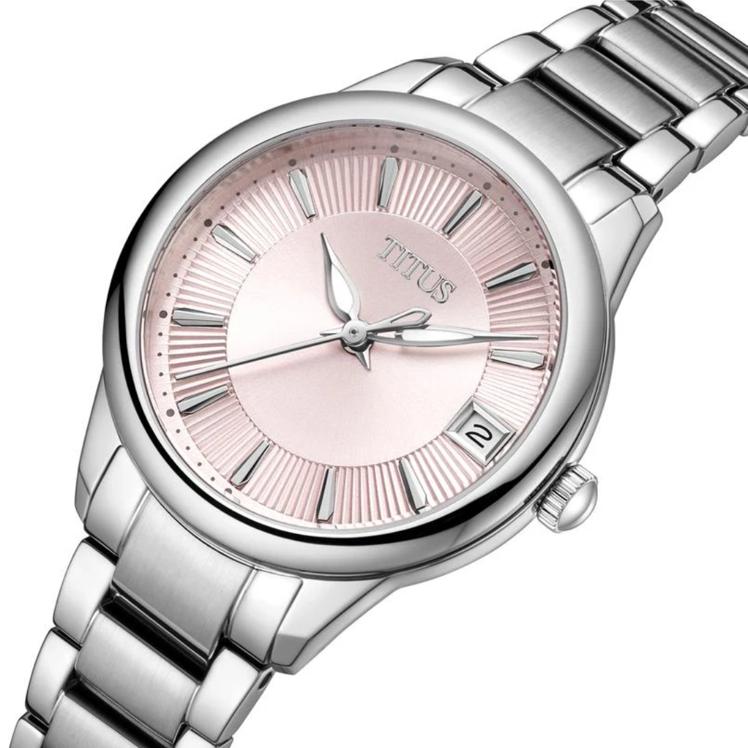 Fashionista 3 Hands Date Quartz Stainless Steel Women Watch W06-03373-007