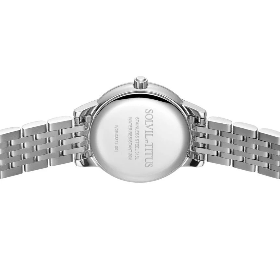 Fair Lady 3 Hands Quartz Stainless Steel Women Watch W06-03374-001