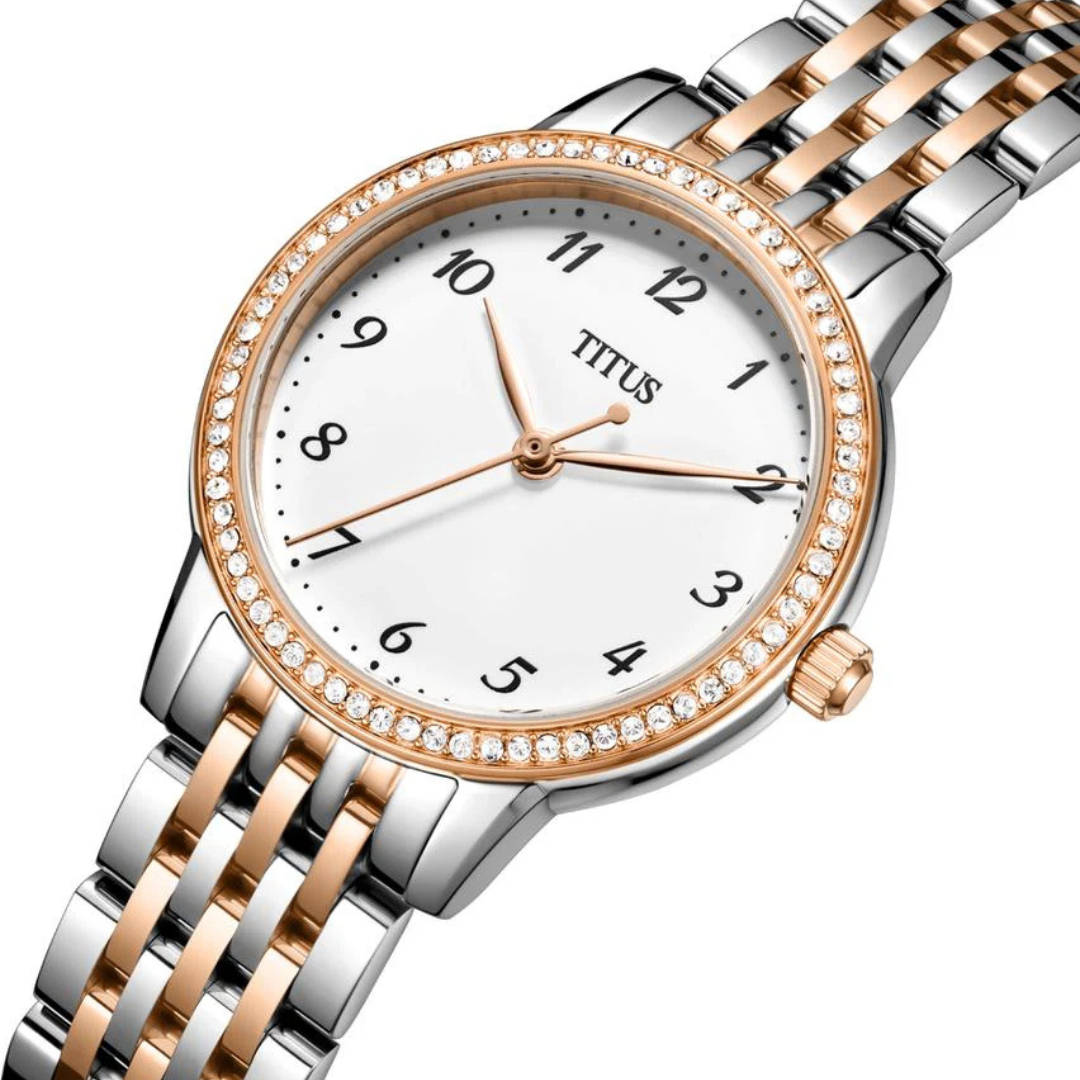 Fair Lady 3 Hands Quartz Stainless Steel Women Watch W06-03374-002