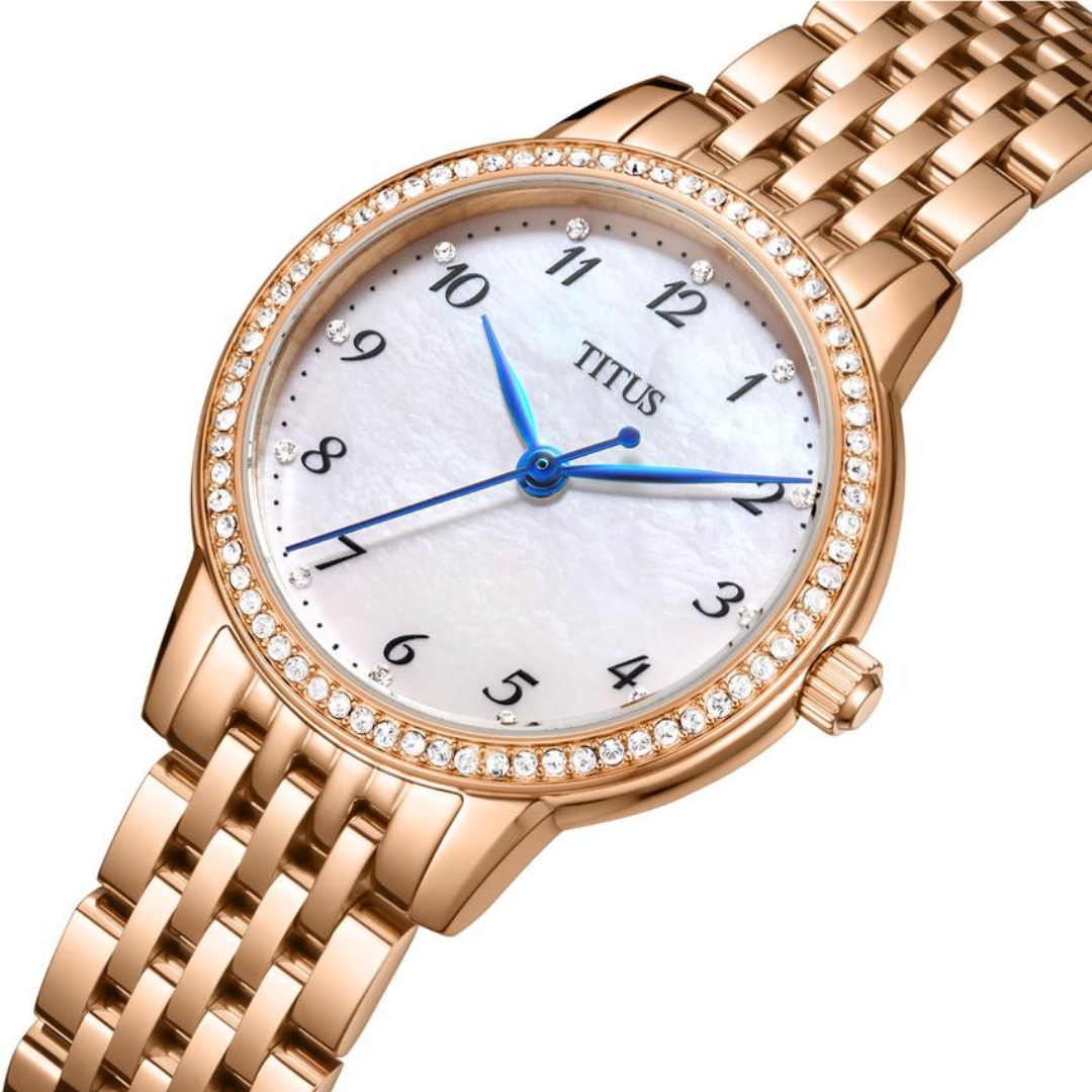Fair Lady 3 Hands Quartz Stainless Steel Women Watch W06-03374-004