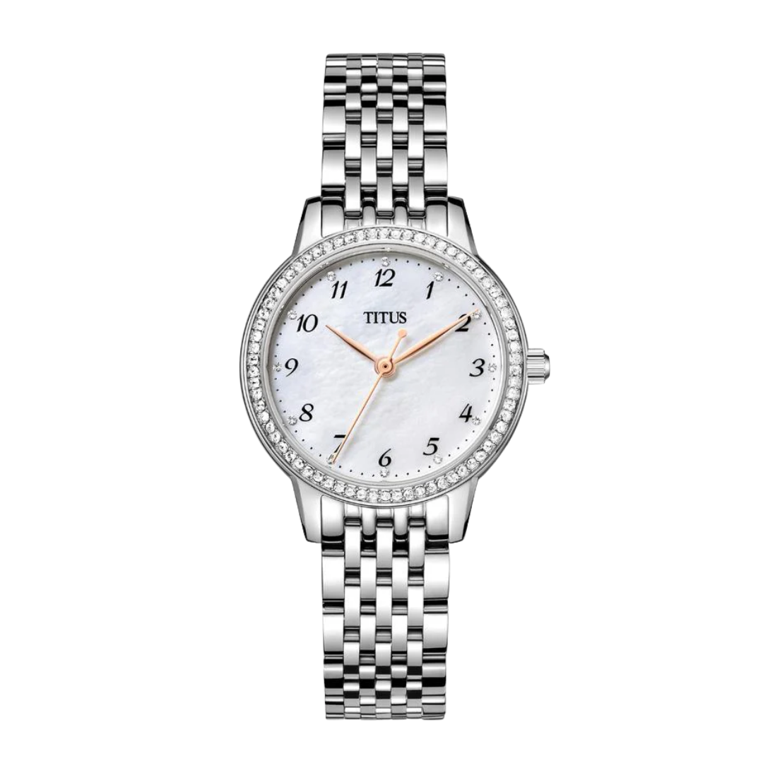 Fair Lady 3 Hands Quartz Stainless Steel Women Watch W06-03374-005