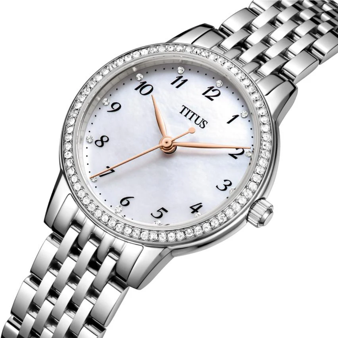 Fair Lady 3 Hands Quartz Stainless Steel Women Watch W06-03374-005