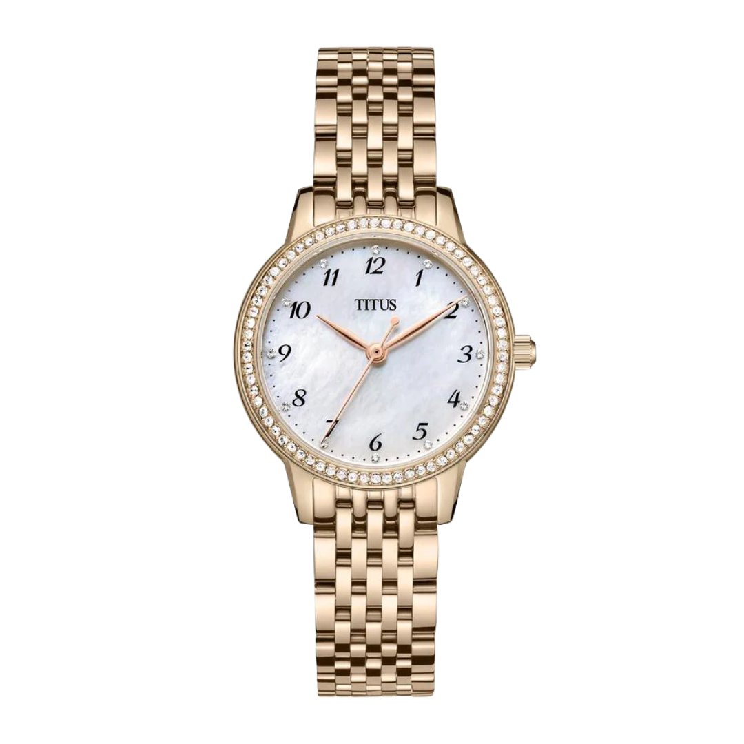 Fair Lady 3 Hands Quartz Stainless Steel Women Watch W06-03374-006