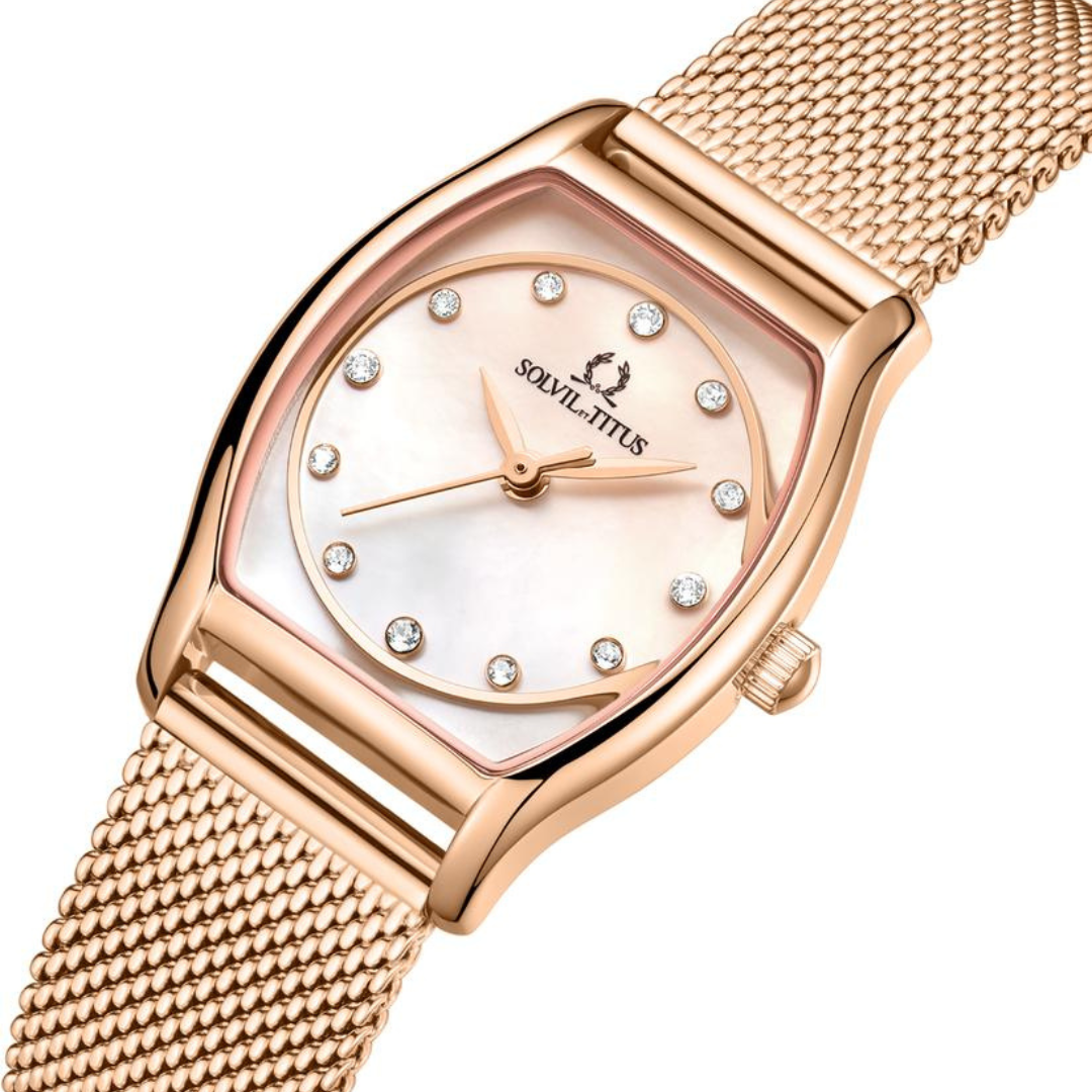 Barista 3 Hands Date Quartz Stainless Steel Women Watch W06-03384-008