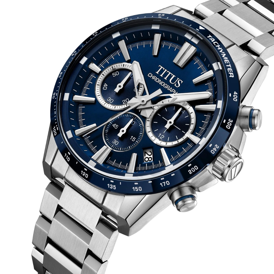 Saber Chronograph Quartz Blue Dial Men Watch W06-03401-009