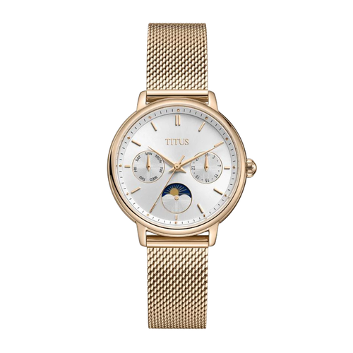 Fashionista Multi-Function Day & Night Quartz Stainless Steel Women Watch W06-03404-002