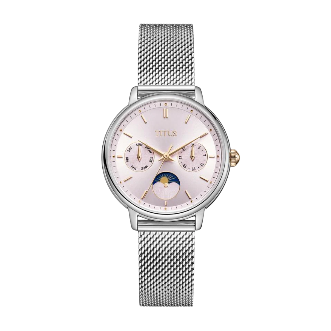 Fashionista Multi-Function Day & Night Quartz Stainless Steel Women Watch W06-03404-003