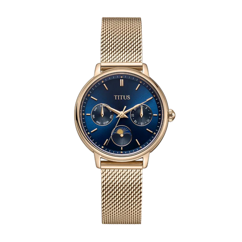 Fashionista Multi-Function Day & Night Quartz Stainless Steel Women Watch W06-03404-005