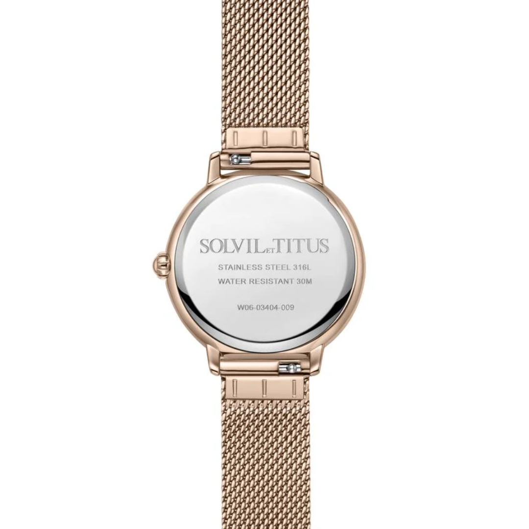 Fashionista Multi-Function Day & Night Quartz Stainless Steel Women Watch W06-03404-009