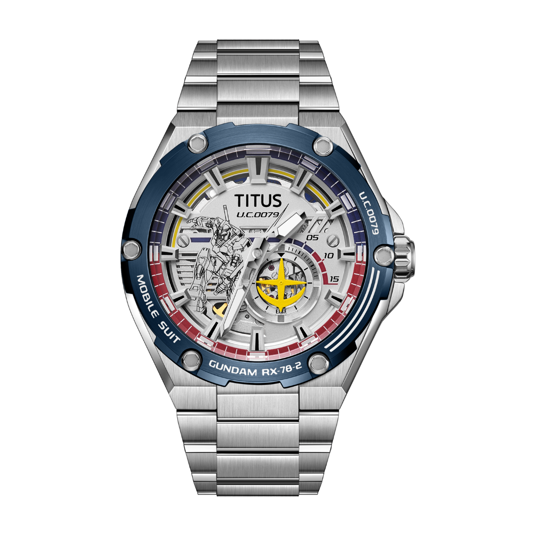 Solvil et Titus x Mobile Suit Gundam 'RX-78-2 Gundam' Limited Edition Voyager Mechanical Stainless Steel Men Watch W06-03405-001