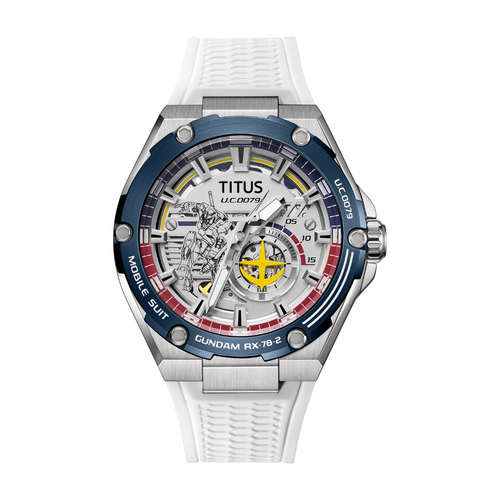 Solvil et Titus x Mobile Suit Gundam 'RX-78-2 Gundam' Limited Edition Voyager Mechanical Silicon Men Watch W06-03405-002 (Limited to 200 pcs)