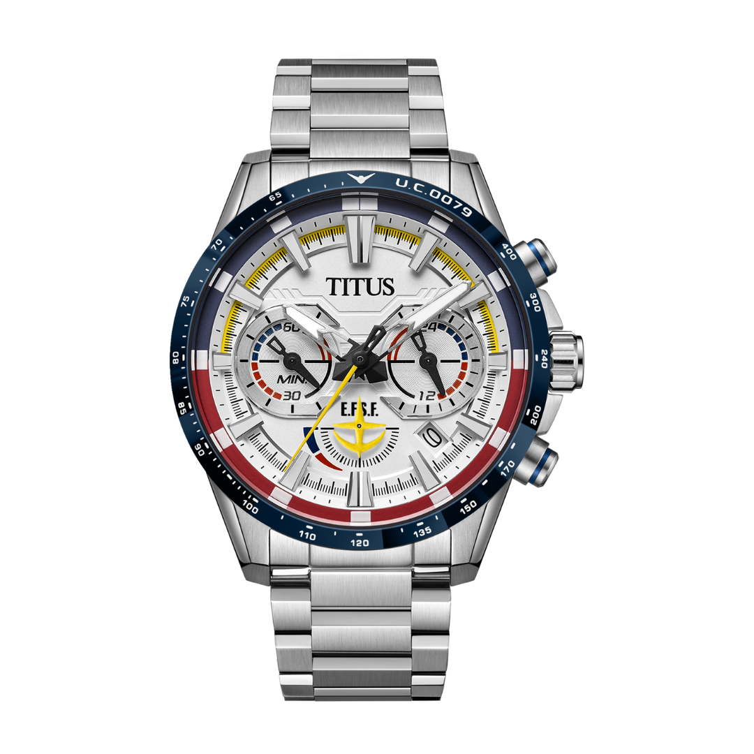 Solvil et Titus x Mobile Suit Gundam 'RX-78-2 Gundam' Limited Edition Saber Chronograph Men Watch W06-03407-001