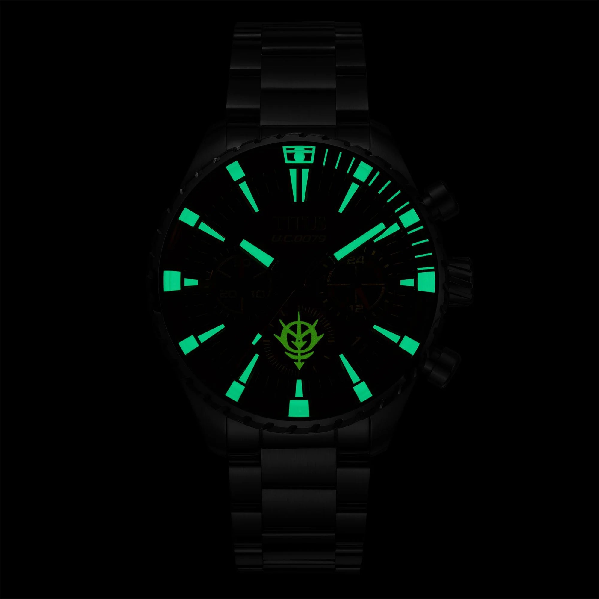 Solvil et Titus x Mobile Suit Gundam 'MS-06S Red Comet Zaku II' Limited Edition Saber Chronograph Men Watch W06-03408-001