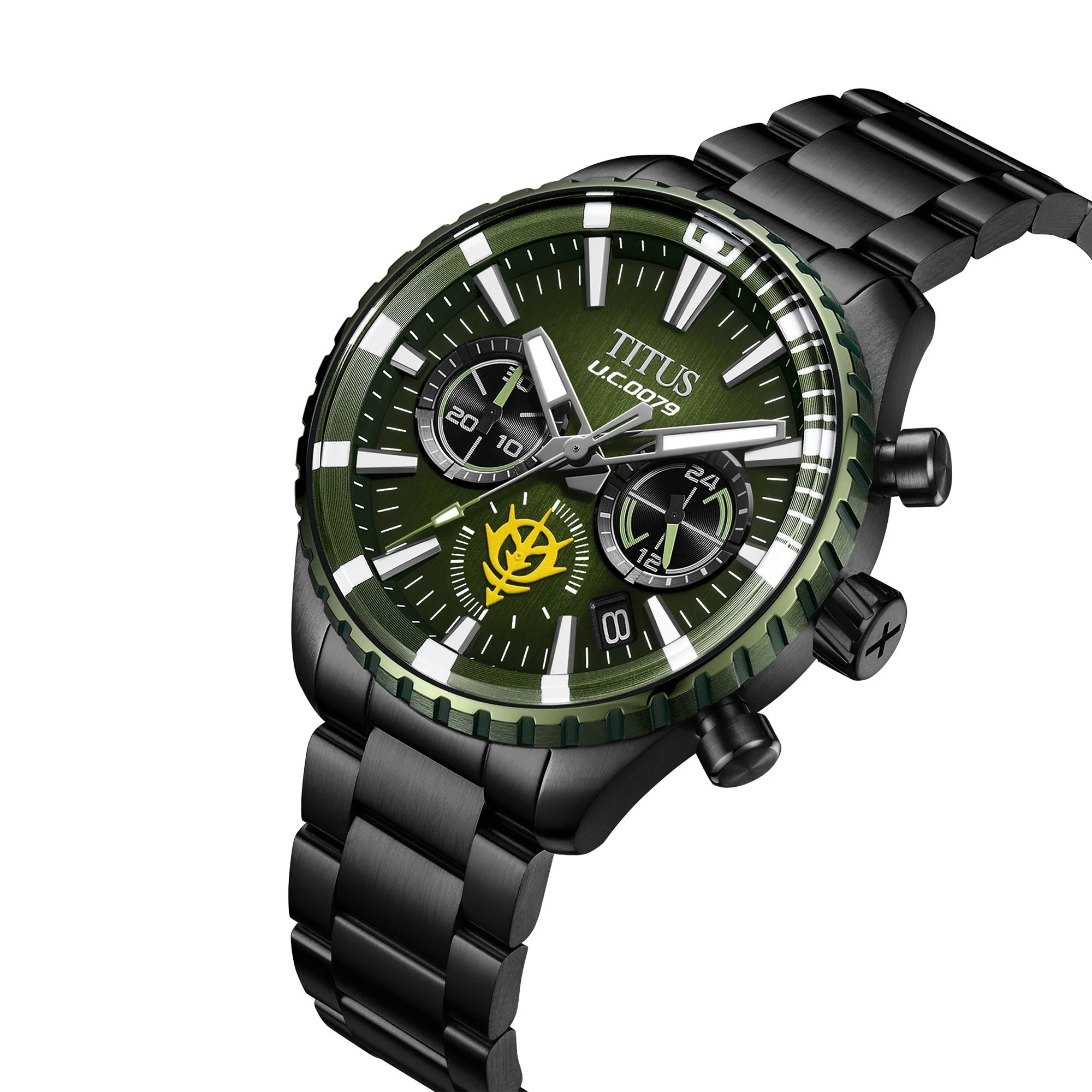 Solvil et Titus x Mobile Suit Gundam 'MS-06F Zaku II' Limited Edition Saber Chronograph Men Watch W06-03408-002