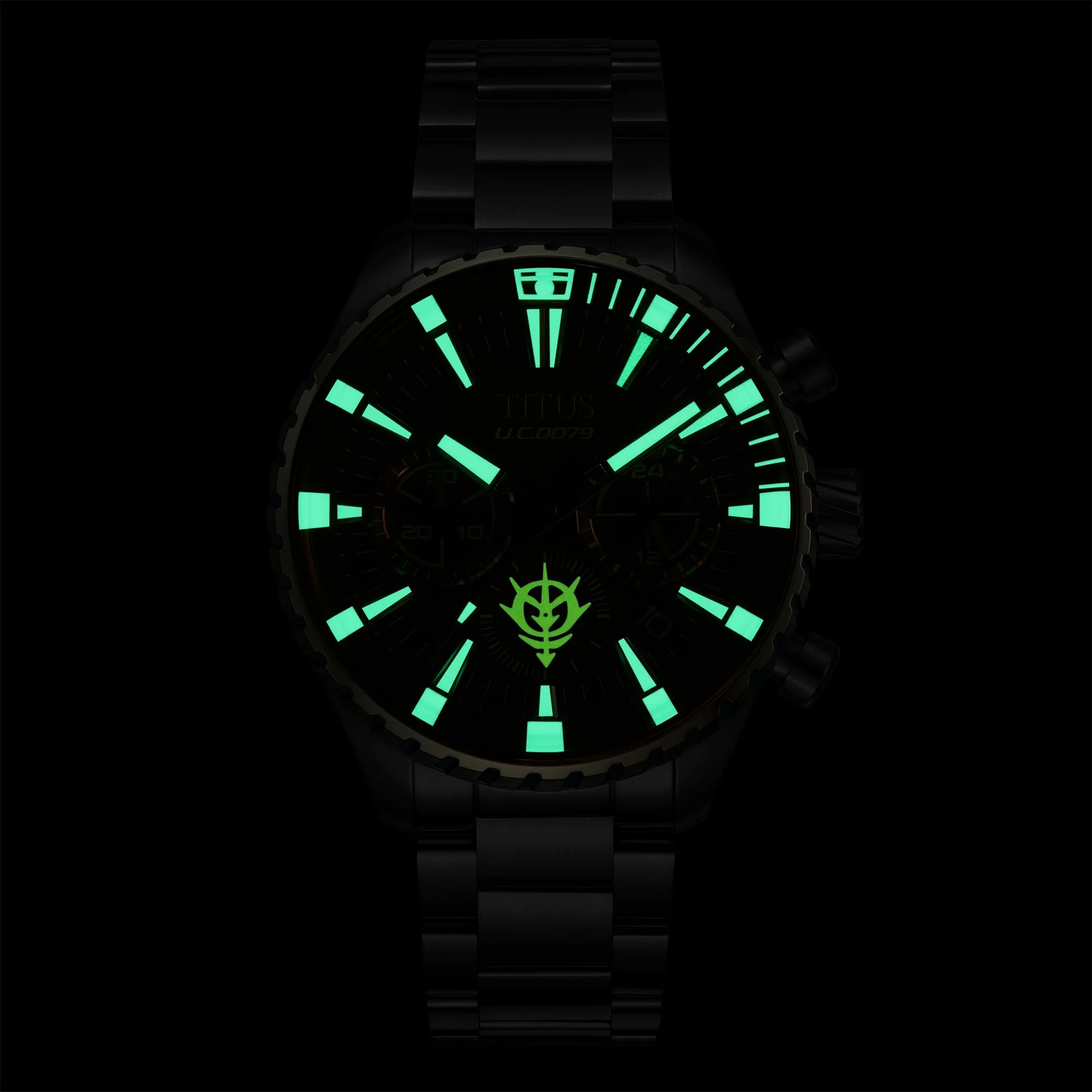 Solvil et Titus x Mobile Suit Gundam 'MS-06F Zaku II' Limited Edition Saber Chronograph Men Watch W06-03408-002