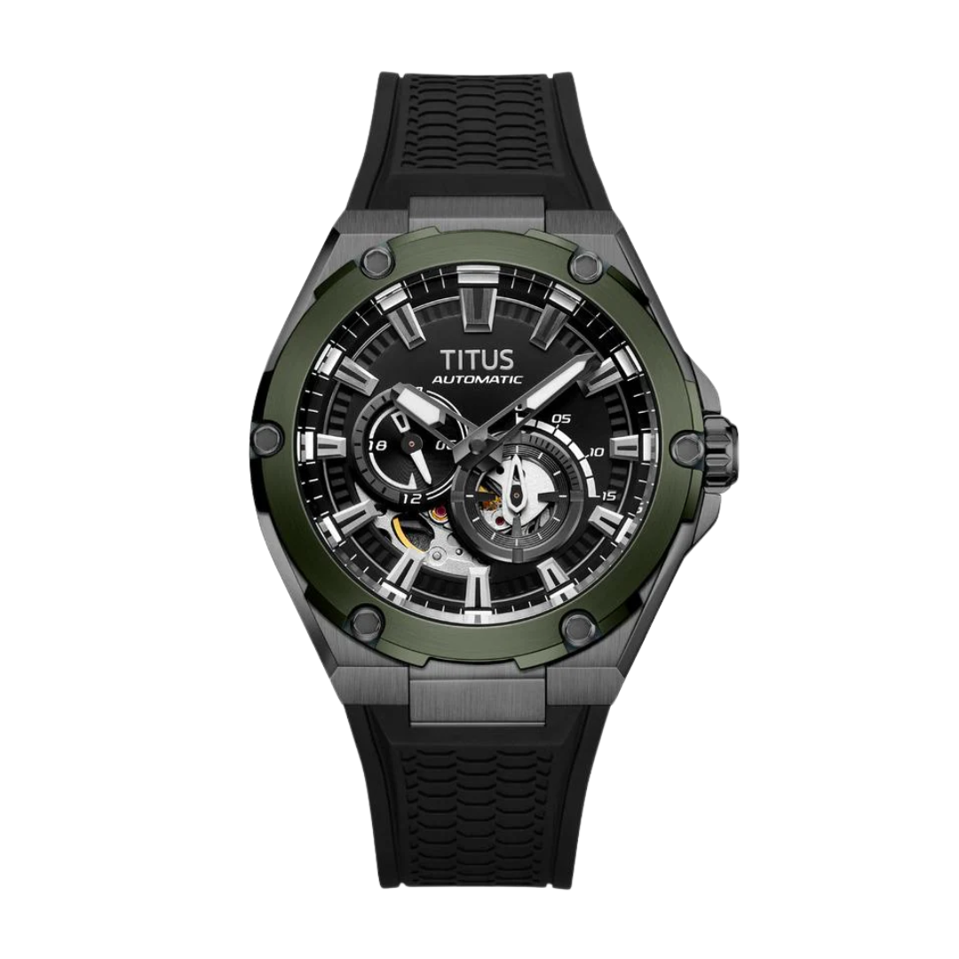 Voyager Multi-Function Automatic Silicone Men Watch W06-03410-007