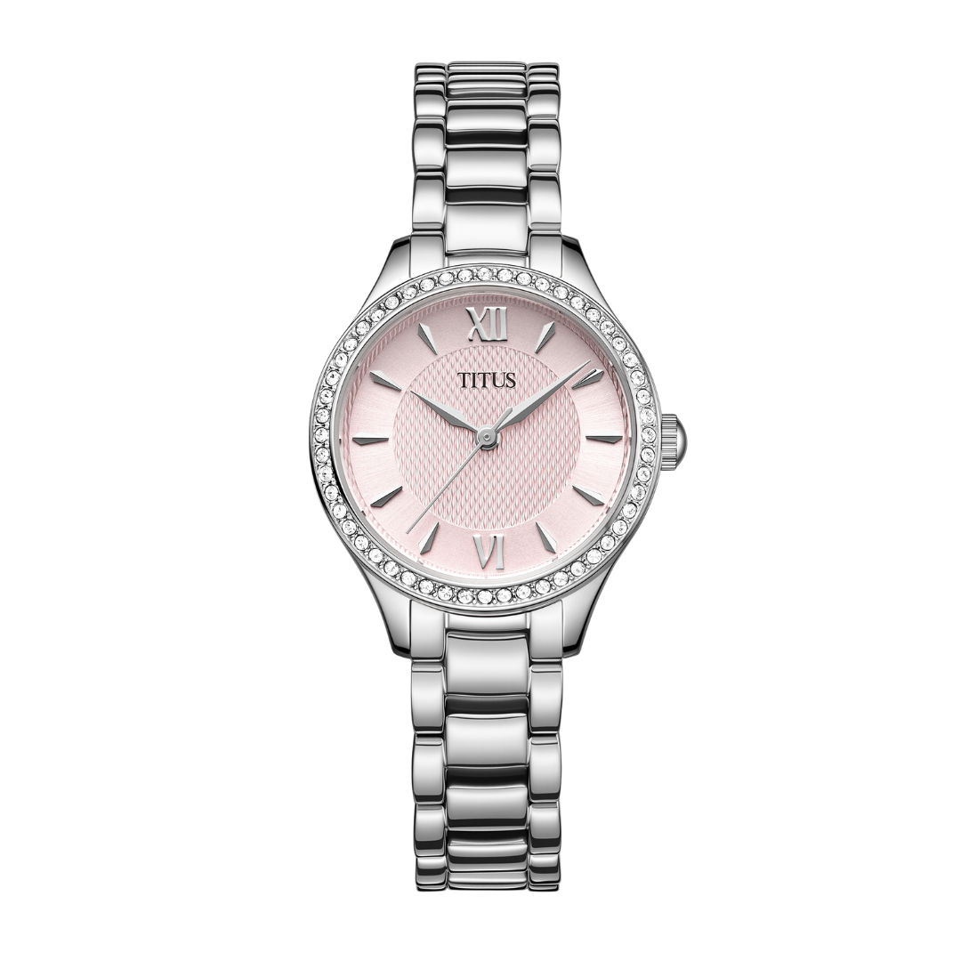Fair Lady 3 Hands Quartz Stainless Steel Women Watch W06-03424-004