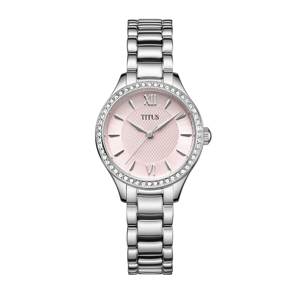 Fair Lady 3 Hands Quartz Stainless Steel Women Watch W06-03424-004