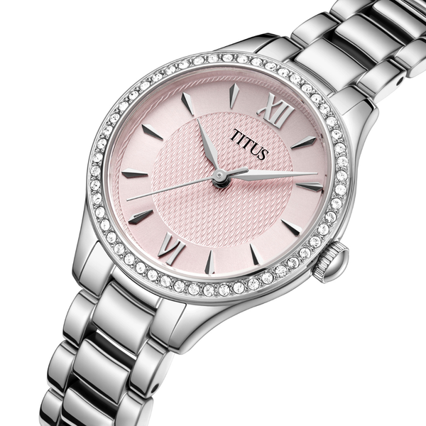 Fair Lady 3 Hands Quartz Stainless Steel Women Watch W06-03424-004