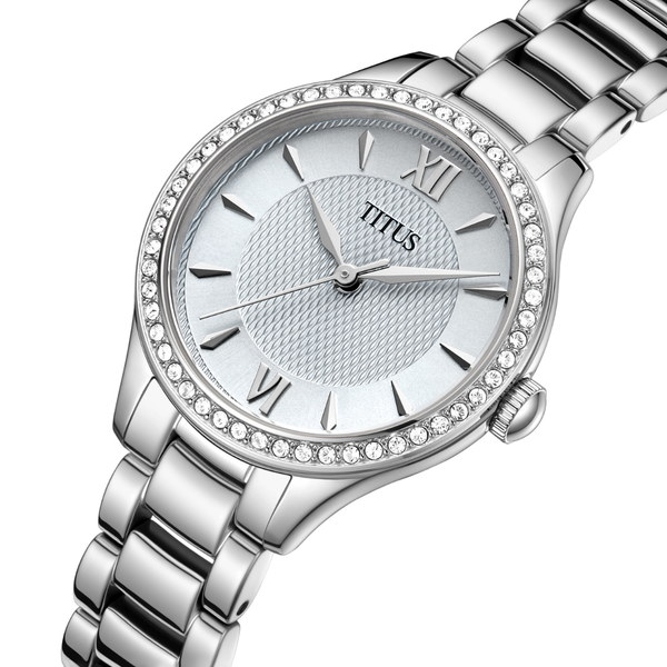 Fair Lady 3 Hands Quartz Stainless Steel Women Watch W06-03424-005