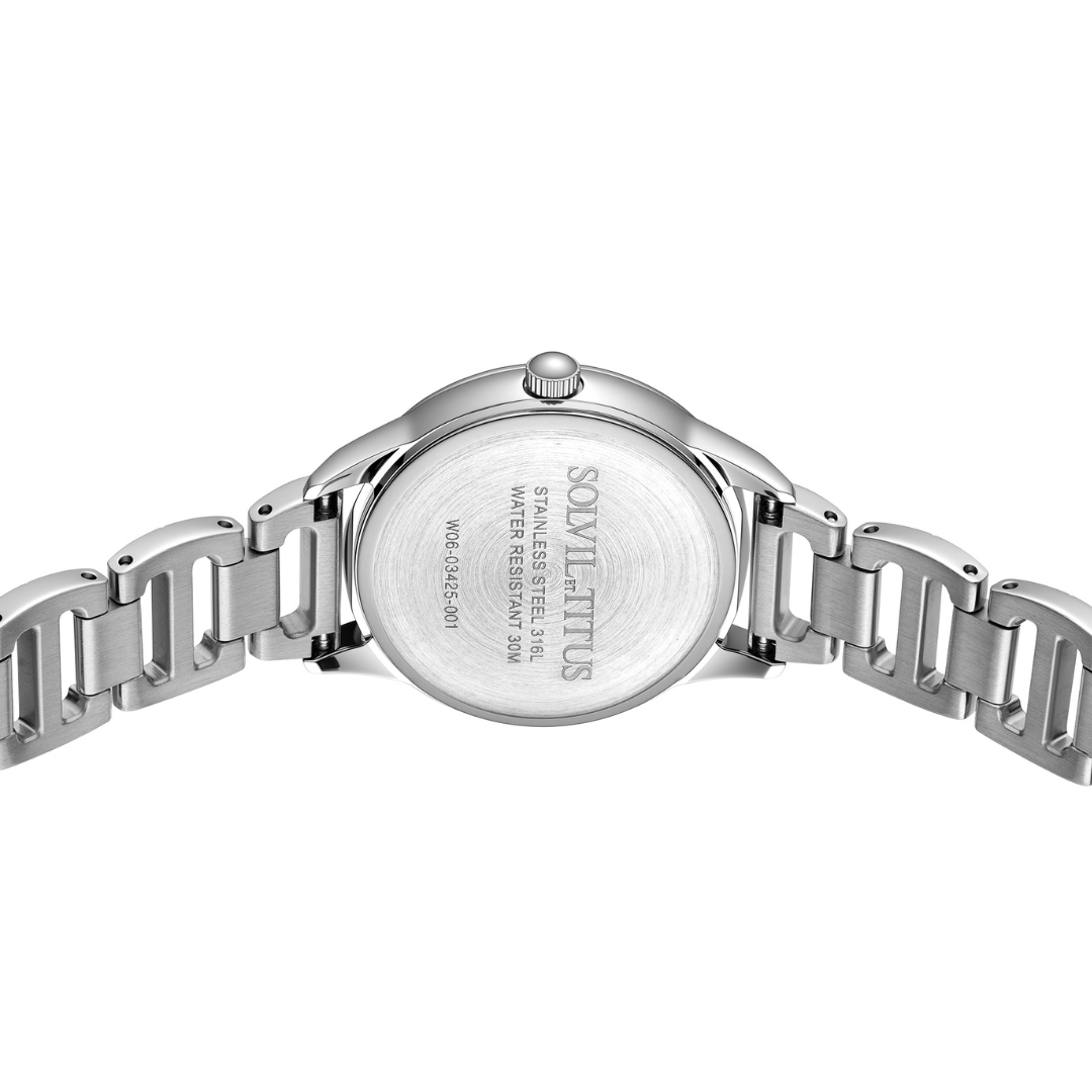 Fair Lady 3 Hands Quartz Stainless Steel Women Watch W06-03425-001