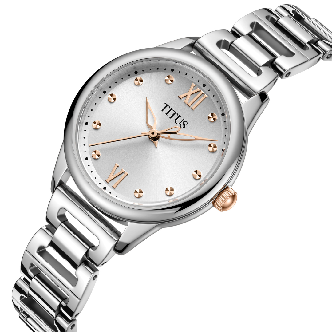 Fair Lady 3 Hands Quartz Stainless Steel Women Watch W06-03425-002