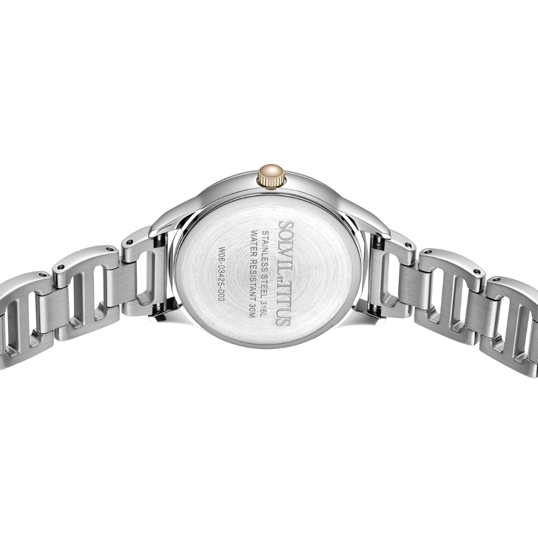 Fair Lady 3 Hands Quartz Stainless Steel Women Watch W06-03425-003