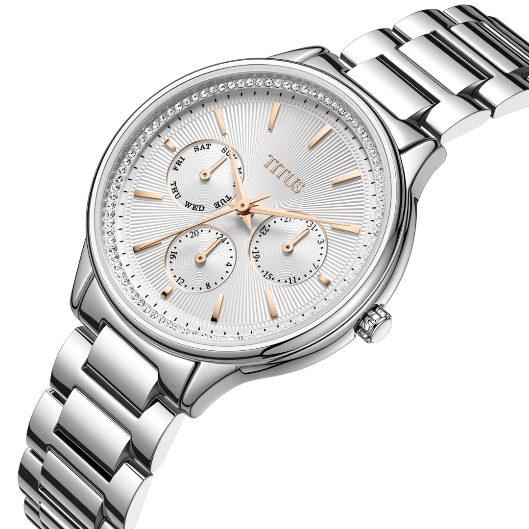 Fashionista Multi-Function Quartz Stainless Steel Women Watch W06-03428-001