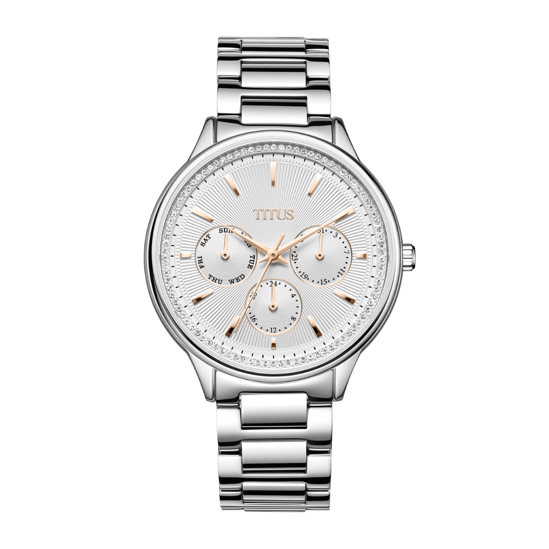 Fashionista Multi-Function Quartz Stainless Steel Women Watch W06-03428-001