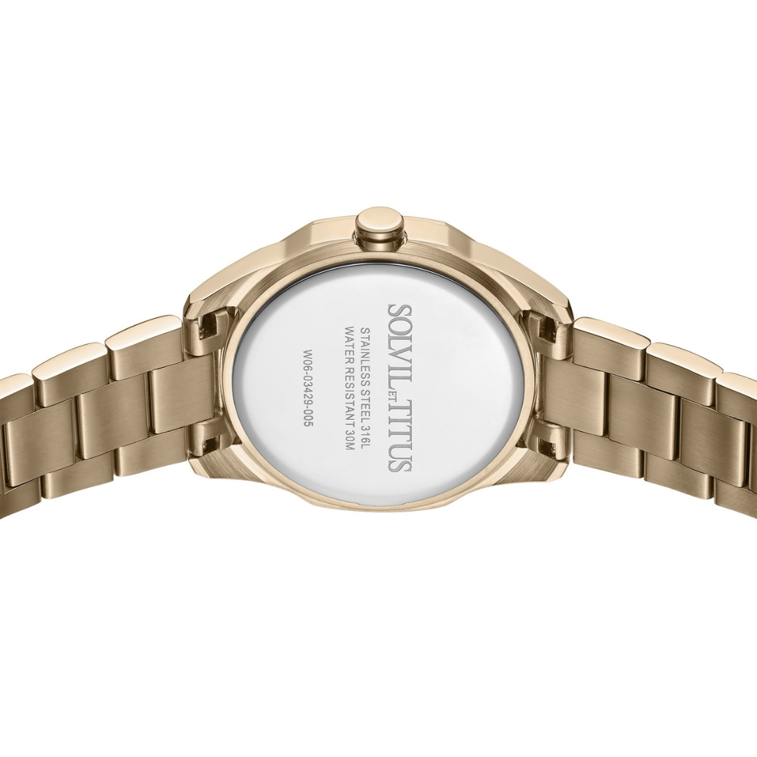 Fashionista Multi-Function Quartz Stainless Steel Women Watch W06-03429-005