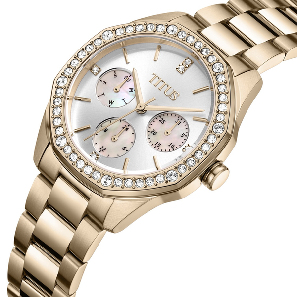Fashionista Multi-Function Quartz Stainless Steel Women Watch W06-03429-005
