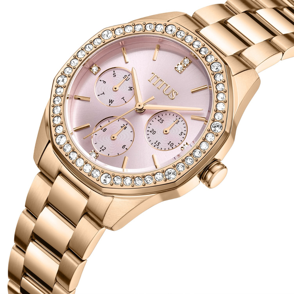 Fashionista Multi-Function Quartz Stainless Steel Women Watch W06-03429-006