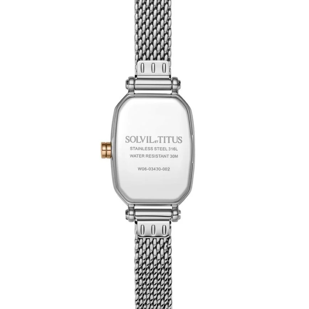 Fashionista 2 Hands Quartz Stainless Steel Women Watch W06-03430-002